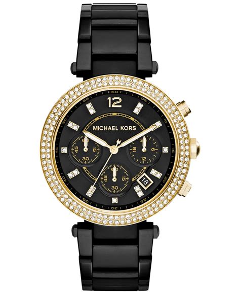 montre michael kors trop grande|Michael Kors black watches women.